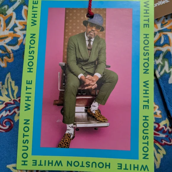 NWT Houston White Men's Olive Casual Button Down Shirt Sz M - Picture 11 of 11